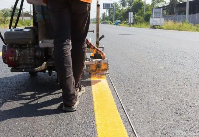 道路劃線震蕩標線施工注意事項